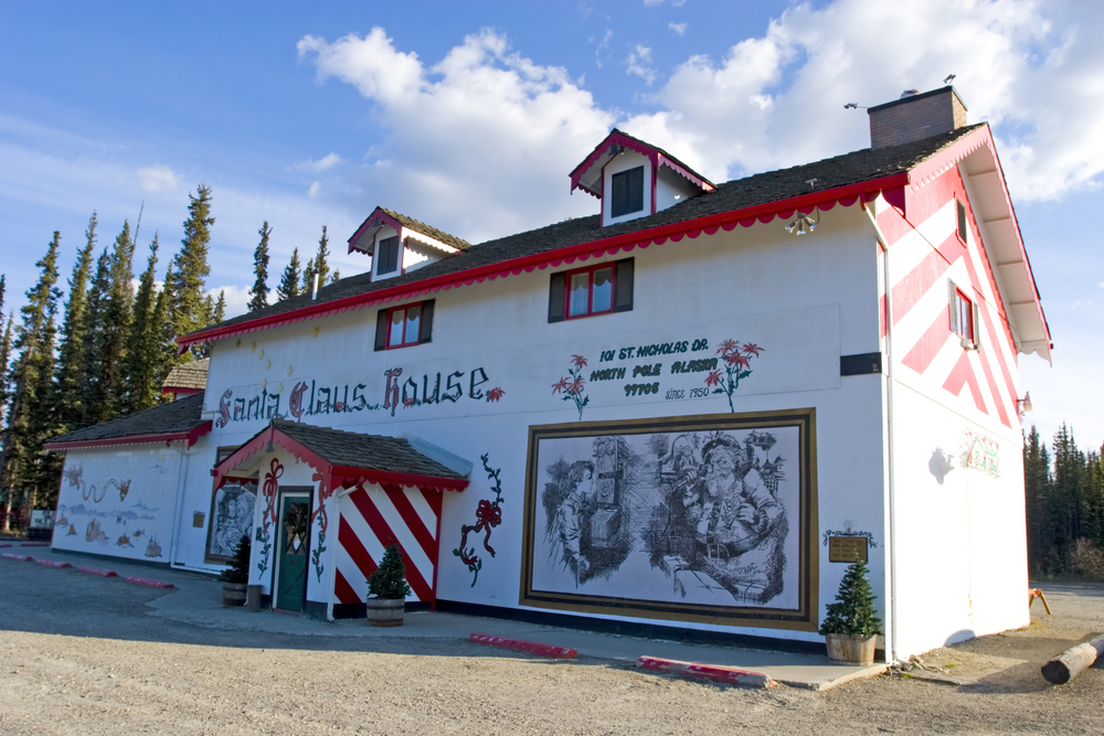 Alaska - dom Świętego Mikołaja